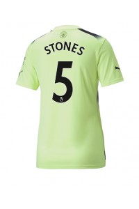 Fotbalové Dres Manchester City John Stones #5 Dámské Třetí Oblečení 2022-23 Krátký Rukáv